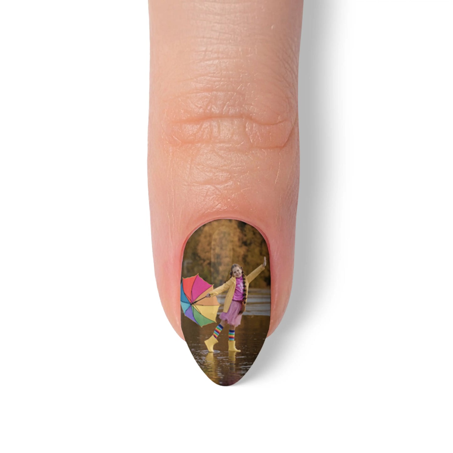 Almond Custom Nail Art Press On Nails (Design Your Own) - Custom Nail Art