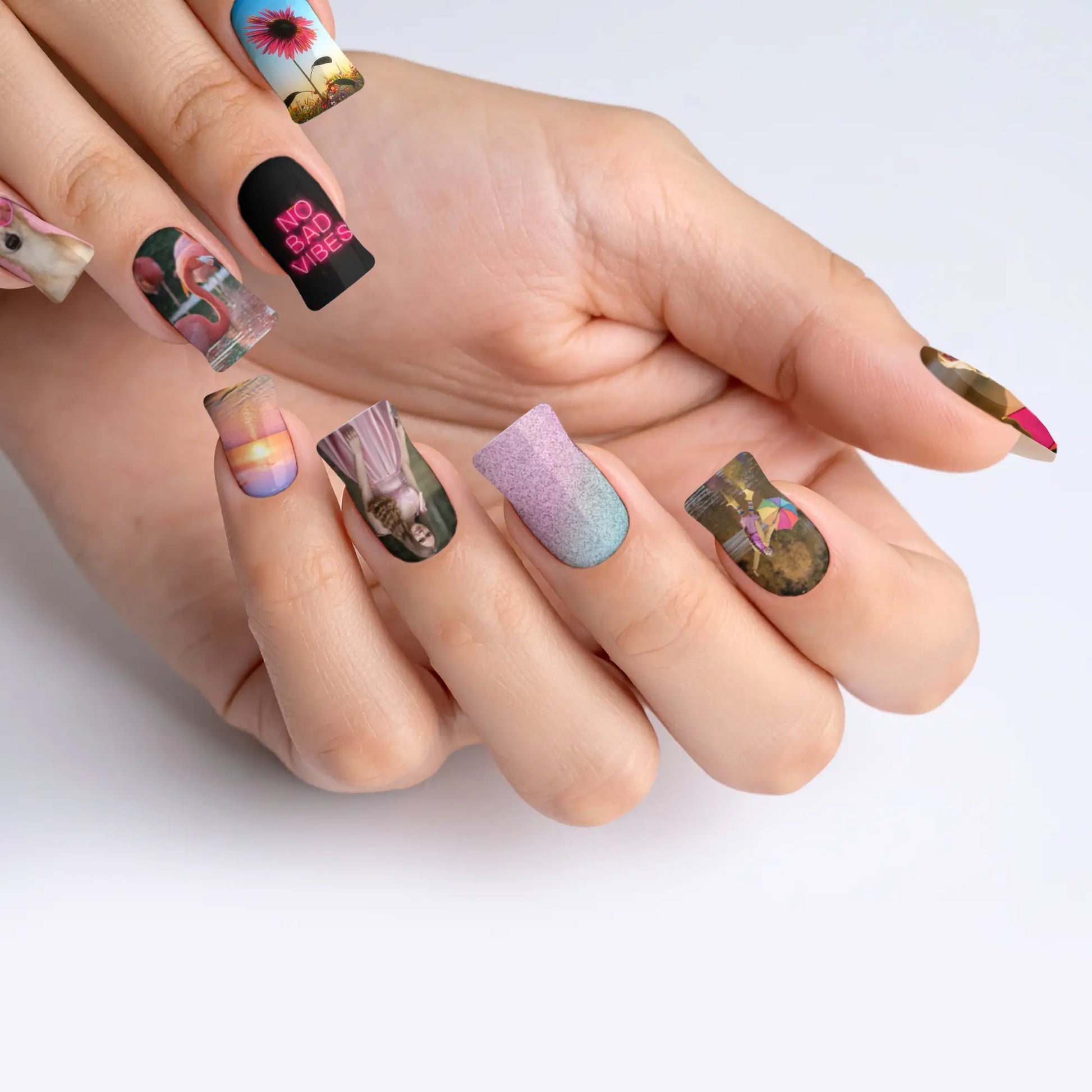 Duck Custom Nail Art Press On Nails (Design Your Own) - Custom Nail Art