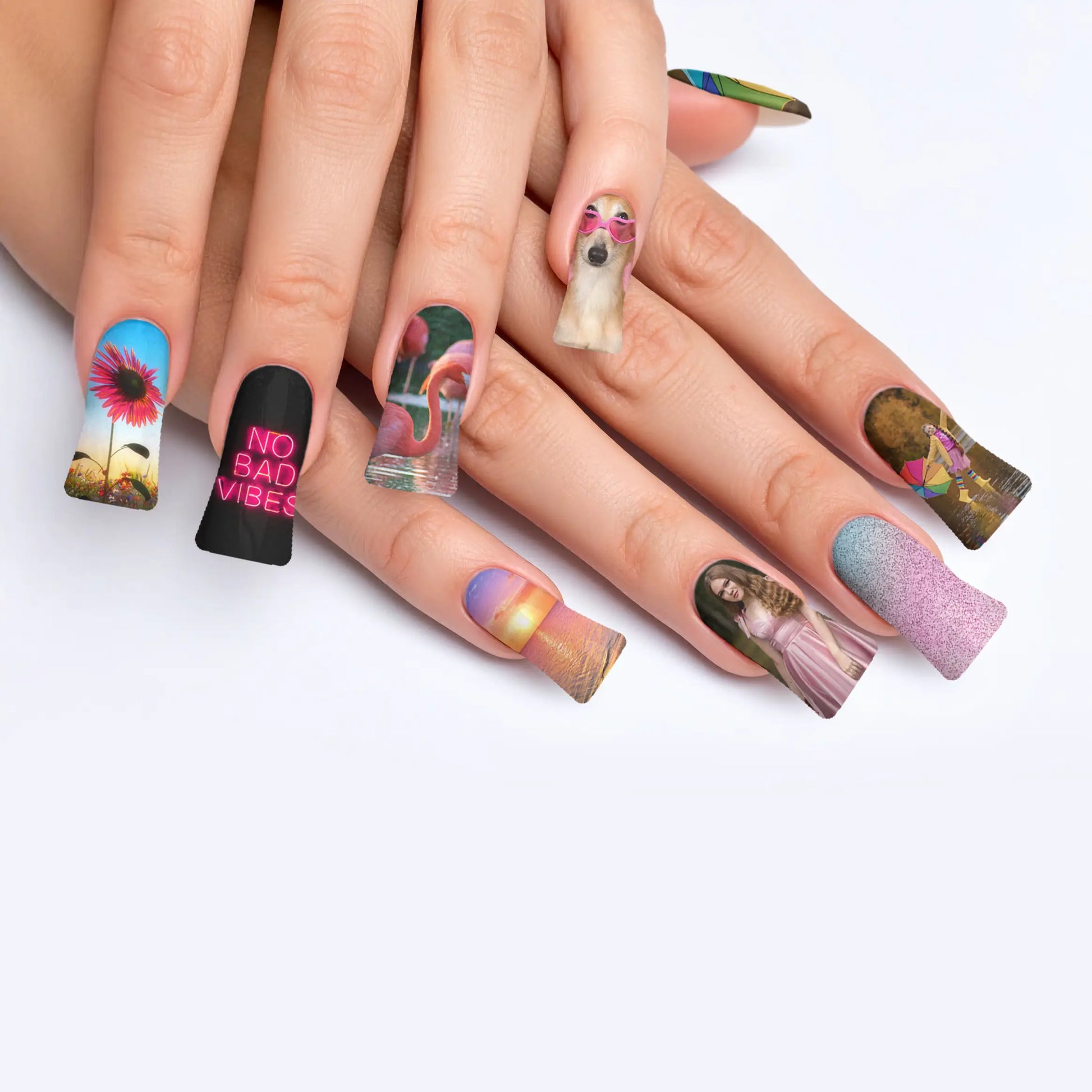 Duck Custom Nail Art Press On Nails (Design Your Own) - Custom Nail Art