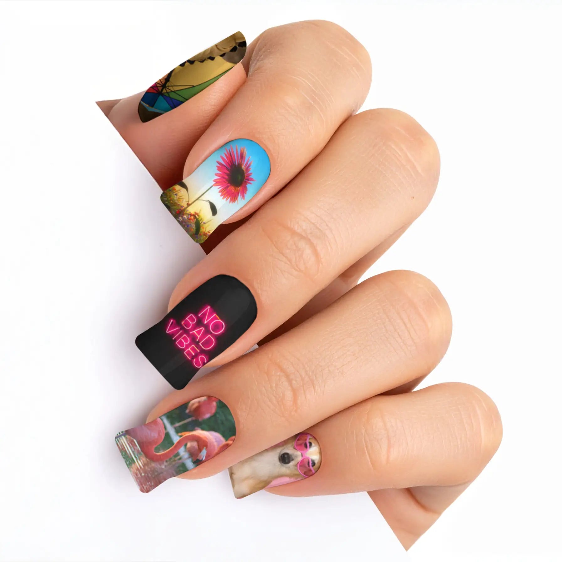 Duck Custom Nail Art Press On Nails (Design Your Own) - Custom Nail Art